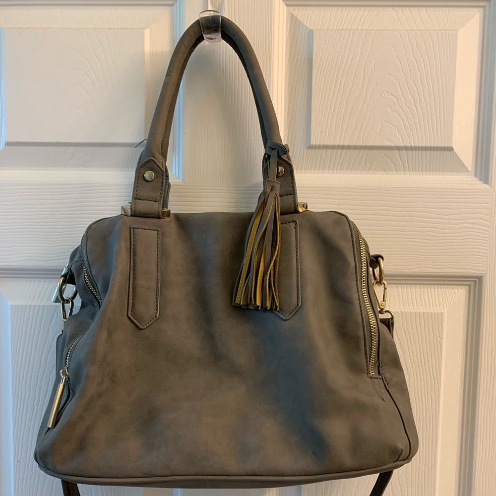 Taupe Slouch Tote